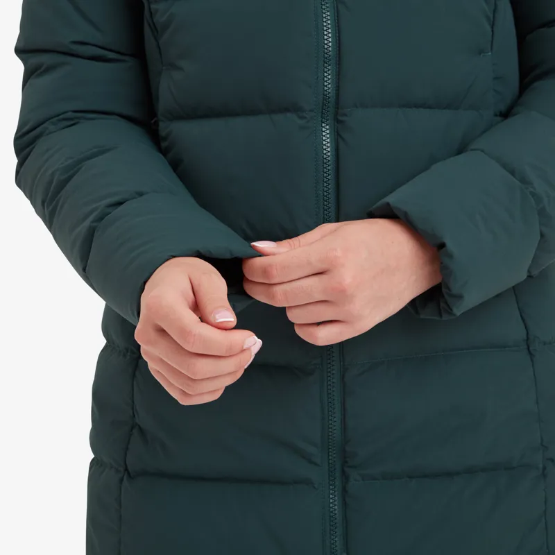 Montane Women's Tundra Hooded Down Jacket - Deep Forest-7